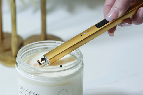 USB Rechargeable Candle Lighter - Gold